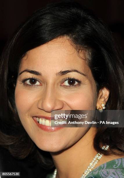 Mishal Husain during the Women of the Future awards at the Marriott Hotel, London