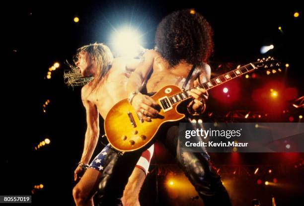 Slash and Axl Rose