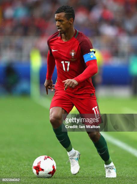 Nani of Portugal in action during the FIFA Confederations Cup Russia 2017 Play-Off for Third Place between Portugal and Mexico at Spartak Stadium on...