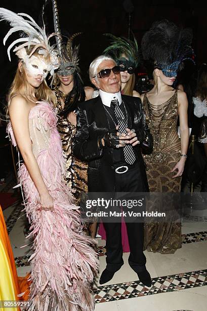 Designer Roberto Cavalli attend the Cavalli Cipriani Halloween Ball 2007 hosted by Roberto Cavalli and Giuseppe Cipriani in association with Roberto...