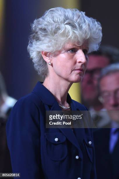 Anna Maria Corazza Bild, Wife of Swedish Foreign Minister Carl Bildt during a requiem for former German Chancellor Helmut Kohl at Speyer cathedral on...