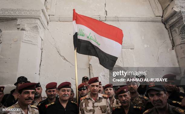 Chief of Staff of the Iraqi Army, Staff Lieutenant-General Othman al-Ghanimi , along with Counter-Terrorism Service commander Staff...