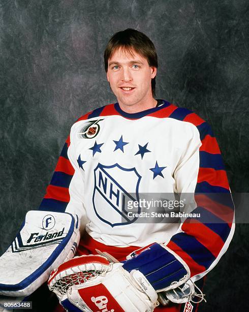 1993 Patrick Roy Game Worn NHL All Star Game Jersey. Hockey