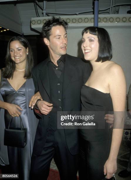 Keanu Reeves and Sisters Kim Reeves and Karina Reeves