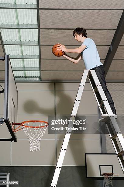 Hoop In Ladder 522 Ladder Leisure Centre Stock Photos, High-Res Pictures, and Images ...