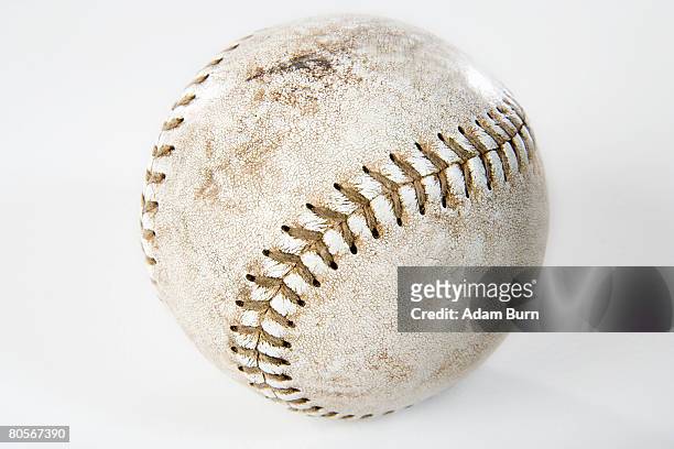 close-up studio shot of a baseball - baseball ball ストックフォトと画像