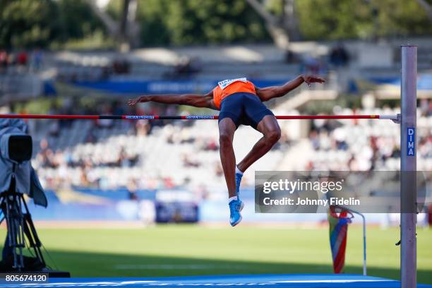 Mickael Hanany - High Jump during the Meeting de Paris of the IAAF Diamond League 2017 on July 1, 2017 in Paris, France.