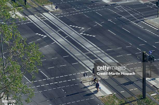 a crossroads - spårväg bildbanksfoton och bilder