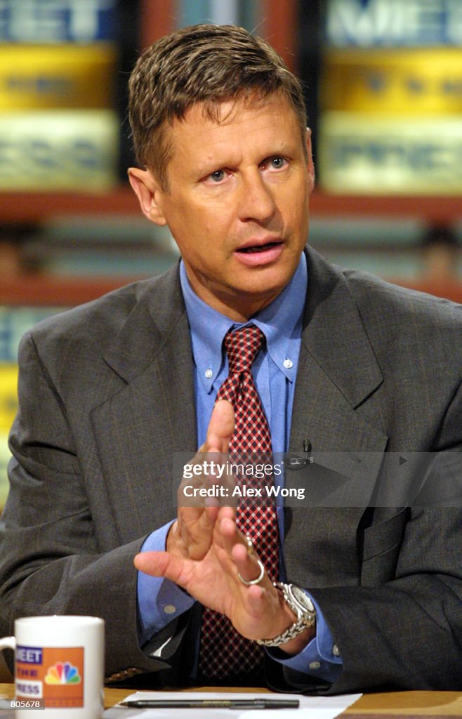 New Mexico Gov. Gary Johnson on ''Meet the Press''