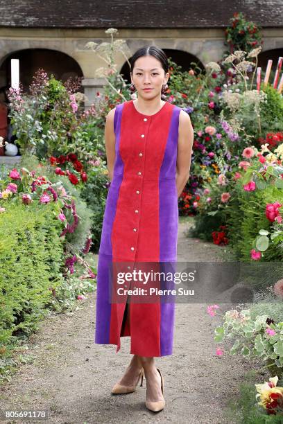 Tina Leung attends the Rodarte Haute Couture Fall/Winter 2017-2018 show as part of Haute Couture Paris Fashion Week on July 2, 2017 in Paris, France.