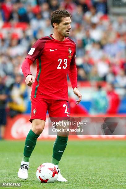 Adrien Silva of Portugal in action during the FIFA Confederations Cup Russia 2017 Play-Off for Third Place between Portugal and Mexico at Spartak...