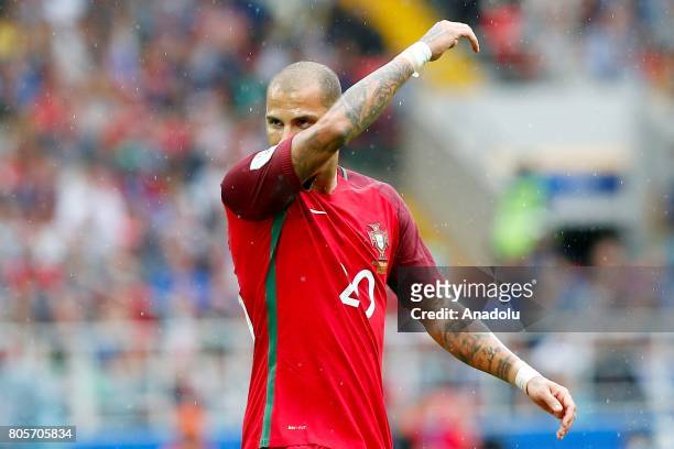 Ricardo Quaresma of Portugal in action during the FIFA Confederations Cup Russia 2017 Play-Off for Third Place between Portugal and Mexico at Spartak...