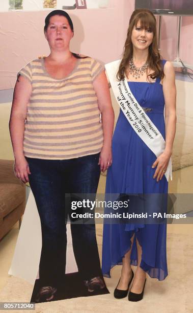 Louisa Batchelor from Maidenhead, Berkshire, who has been named 'Yummy Mummy Slimmer of the Year 2010' at the Rosemary Conley Diet and Fitness...