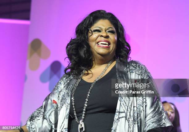 Kim Burrell performs onstage at the 2017 ESSENCE Festival presented by Coca-Cola at Ernest N. Morial Convention Center on July 2, 2017 in New...