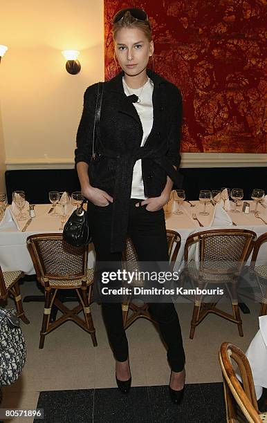 Hana Soupkova attends the Luncheon Celebrating The Publication of Steven Cojocaru'sMemoir, Glamour Interrupted at Le Bilboquet on January 31, 2008 in...