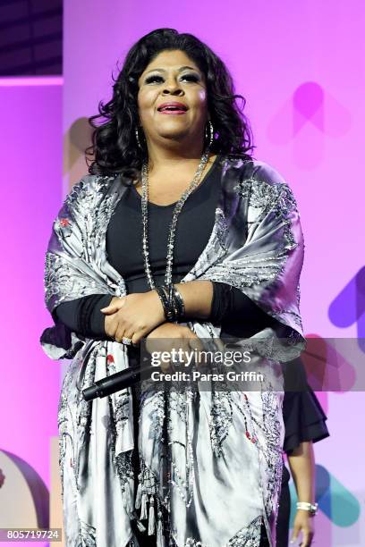 Kim Burrell performs onstage at the 2017 ESSENCE Festival presented by Coca-Cola at Ernest N. Morial Convention Center on July 2, 2017 in New...