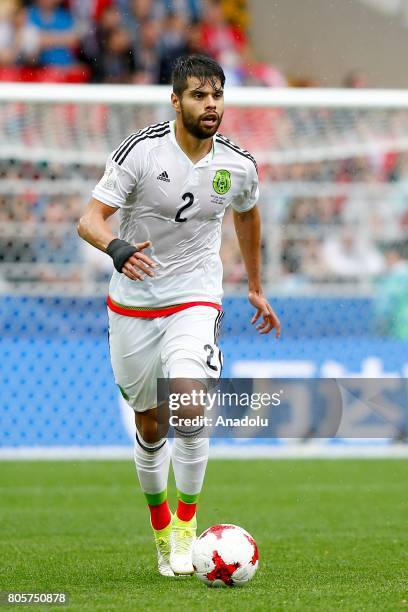 Mexico's Nestor Araujo is seen during the Confederations Cup 2017 Play-Off for Third Place between Portugal and Mexico at Spartak Stadium in Moscow,...