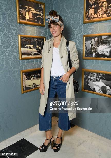 Lou Doillon attends Miu Miu Cruise Collection show as part of Haute Couture Paris Fashion Week on July 2, 2017 in Paris, France.