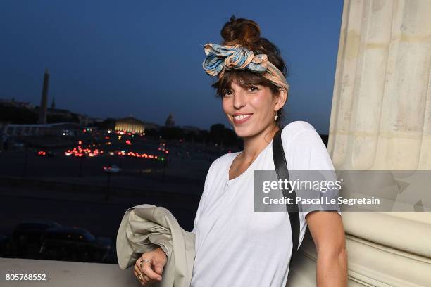 Lou Doillon attends Miu Miu Cruise Collection show as part of Haute Couture Paris Fashion Week on July 2, 2017 in Paris, France.