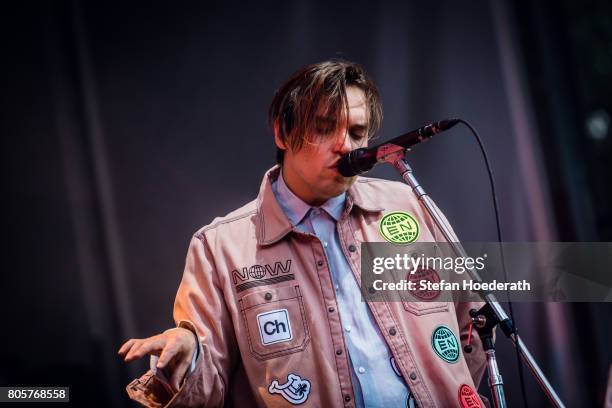 Will Butler of Arcade Fire performs live on stage during a concert at Kindl Buehne Wuhlheide on July 2, 2017 in Berlin, Germany.