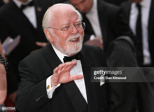 Lord Richard Attenborough attends the Galaxy British Book Awards held at the Grosvenor House Hotel on April 9, 2008 in London, England.