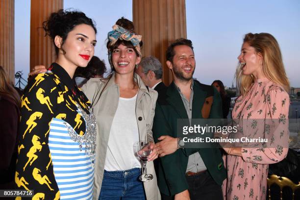 Kendall Jenner, Lou Doillon, Derek Blasberg and Doutzen Kroes attend Miu Miu Cruise Collection cocktail & party as part of Haute Couture Paris...