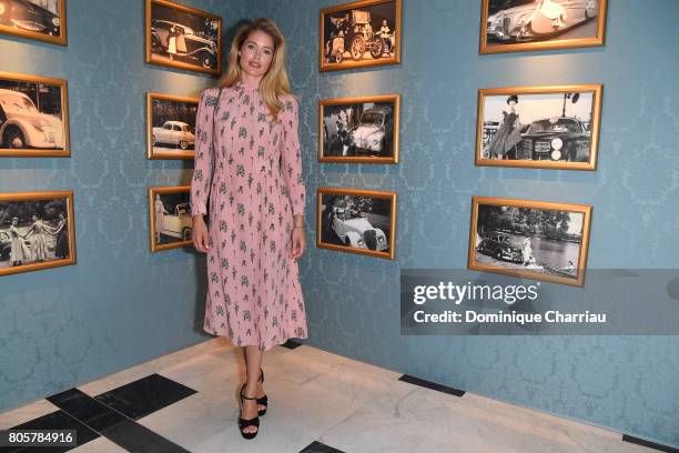 Doutzen Kroes attends Miu Miu Cruise Collection show as part of Haute Couture Paris Fashion Week on July 2, 2017 in Paris, France.