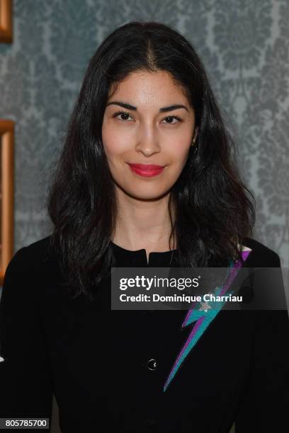 Caroline Issa attends Miu Miu Cruise Collection show as part of Haute Couture Paris Fashion Week on July 2, 2017 in Paris, France.