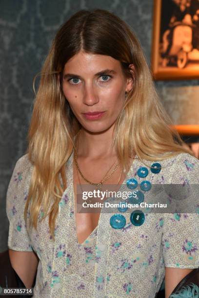 Veronika Heilbrunner attends Miu Miu Cruise Collection show as part of Haute Couture Paris Fashion Week on July 2, 2017 in Paris, France.