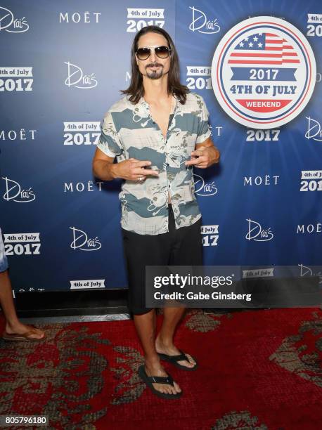 Singer Kevin Richardson of the Backstreet Boys attends a Fourth of July weekend celebration at Drai's Beach Club - Nightclub at The Cromwell Las...
