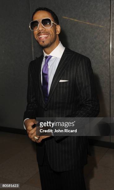 Ryan Leslie at the launch of "The Ultimate Prom" presented by Hearst Corporation and Universal Motown Records at the Hearst Building on April 08 in...