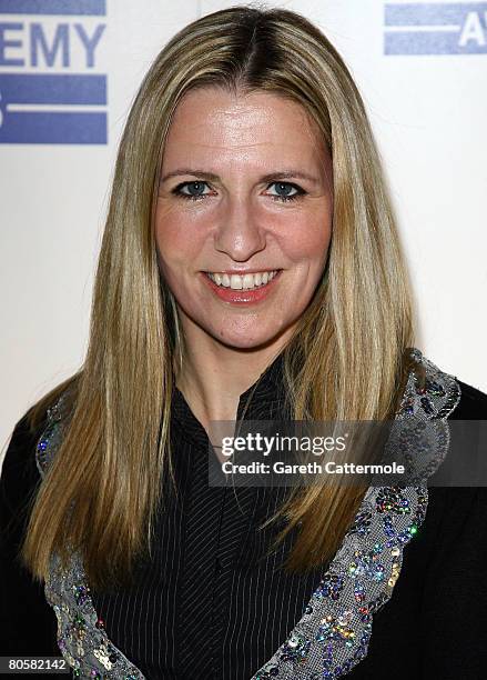 Jackie Brambles attends the Sony Radio Academy awards nominations launch on April 9, 2008 in London, England.