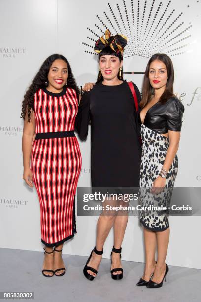 Luna Mary , Rossy de Palma and Hiba Abouk attend the "Chaumet Est Une Fete" : Haute Joaillerie Collection Launch as part of Haute Couture Paris...