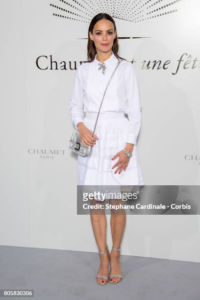 Berenice Bejo attends the "Chaumet Est Une Fete" : Haute Joaillerie Collection Launch as part of Haute Couture Paris Fashion Week on July 2, 2017 in...