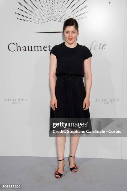 Valerie Donzelli attends the "Chaumet Est Une Fete" : Haute Joaillerie Collection Launch as part of Haute Couture Paris Fashion Week on July 2, 2017...