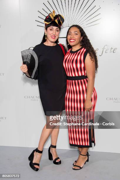 Luna Mary , Rossy de Palma attend the "Chaumet Est Une Fete" : Haute Joaillerie Collection Launch as part of Haute Couture Paris Fashion Week on July...