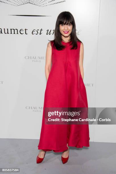 Samar Seraqui de Buttafoco attends the "Chaumet Est Une Fete" : Haute Joaillerie Collection Launch as part of Haute Couture Paris Fashion Week on...