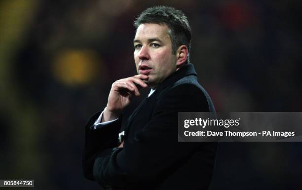 Preston manager Darren Ferguson during the Coca-Cola Football League Championship match at Deepdale, Preston.