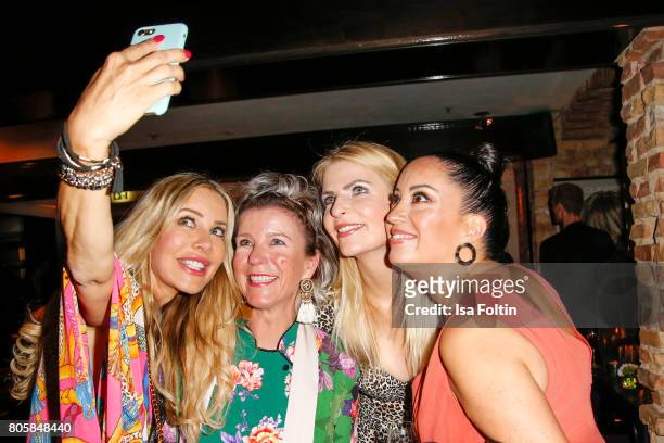 German actress Xenia Seeberg, Leonie Bechtoldt, German Presenter Tanja Buelter and Miyabi Kawai during the host of Annabelle Mandengs Ladies Dinner...