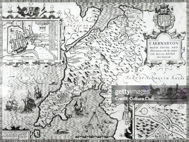 Map of Caernarvon, 1616