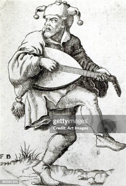 Jester with a lute