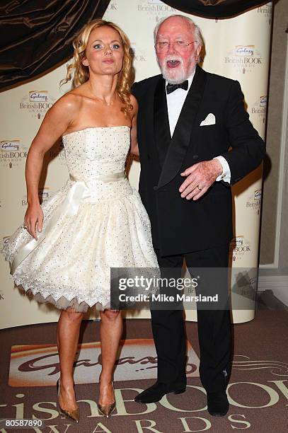 Geri Halliwell and Lord Richard Attenborough attend the Galaxy British Book Awards held at the Grosvenor House Hotel on April 9, 2008 in London,...