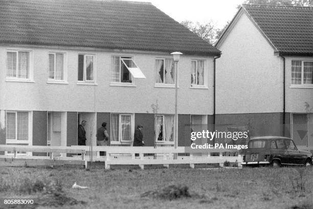 The house in Monasterevin, Co. Kildare, where kidnappers are holding Dutch industrialist Dr Tiede Herrama hostage.
