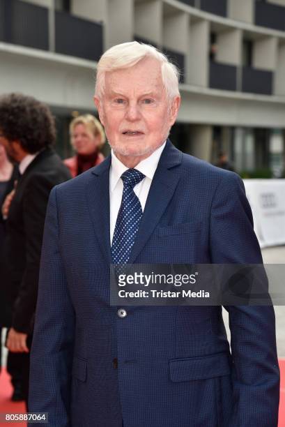 Sir Derek Jacobi attend the Opening Gala Of The 23. Jewish Film Festival Berlin And Brandenburg 2017 at Hans Otto Theater on July 2, 2017 in Potsdam,...