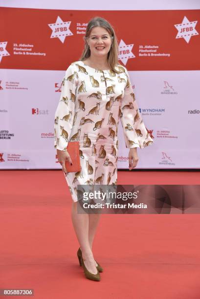 Birge Schade attends the Opening Gala Of The 23. Jewish Film Festival Berlin And Brandenburg 2017 at Hans Otto Theater on July 2, 2017 in Potsdam,...