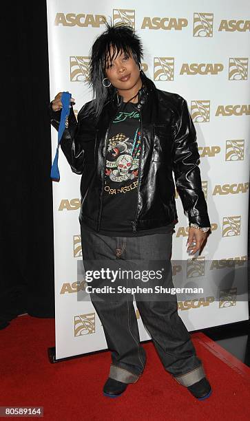 Musician Shawntae "Da Brat" Harris attends ASCAP's 25th Annual Pop Music Awards at the Kodak Theatre on April 9, 2008 in Hollywood, California.