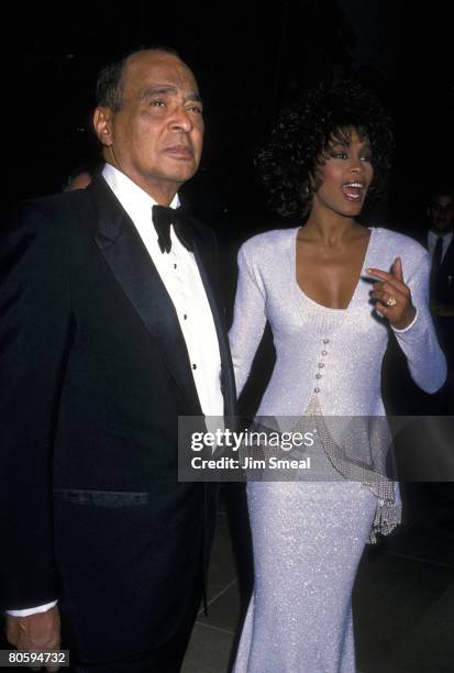 Whitney Houston and Father