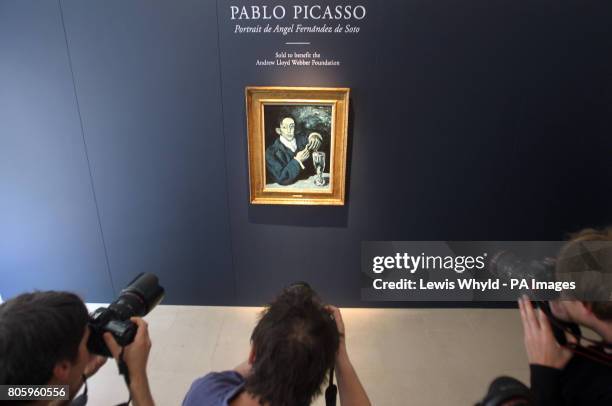 Absinthe Angel 58 Portrait Of Angel Fernandez De Soto Pablo Picasso Stock Photos, High ...