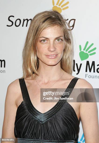 Adi Ezroni arrives at Solmaly Mam Foundation Benefit at Tribeca Rooftop Grill on Pril on April 8, 2008 in New York City.