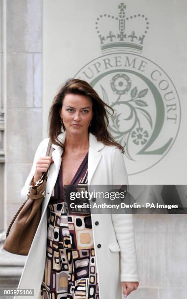 German heiress Katrin Radmacher leaves the Supreme Court in Parliament Square, London. Nicolas Granatino faces financial ruin if his former wife,...